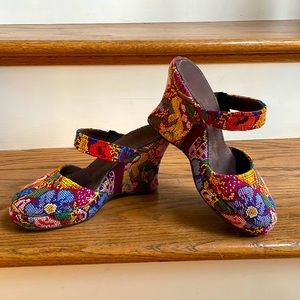 Women's Boutique One if a kind Handmade wedge shoe